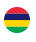 Logo of Mauritius Flag in Round Shape